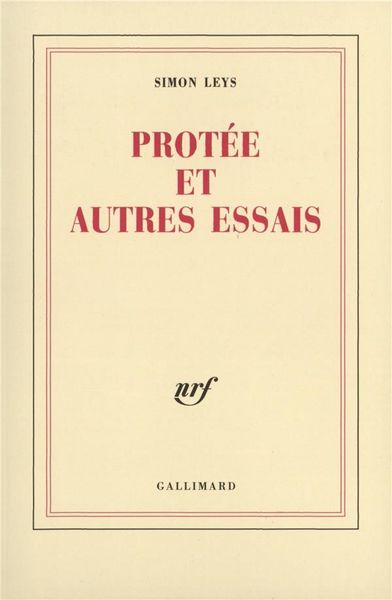 Produktbild: Prot&eacute;e et autres essais