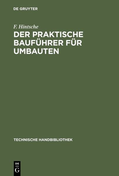 Produktbild: Der praktische Bauf&uuml;hrer f&uuml;r Umbauten