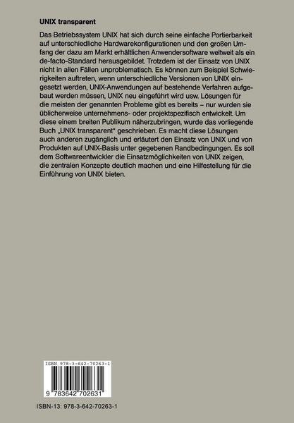 Produktbild: UNIX transparent