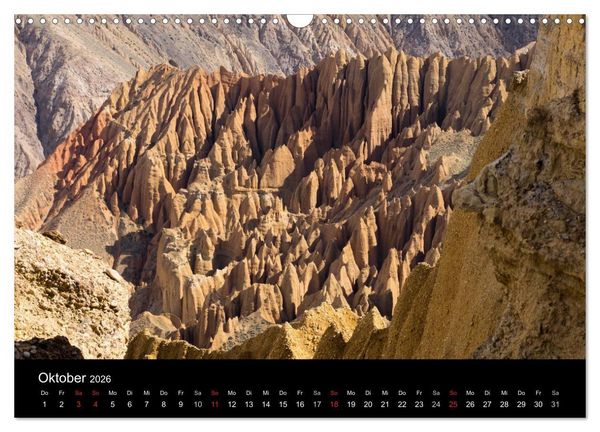 Produktbild: MUSTANG - das verborgene K&ouml;nigreich im Himalaya (Wandkalender 2026 DIN A3 quer), CALVENDO Monatskalender