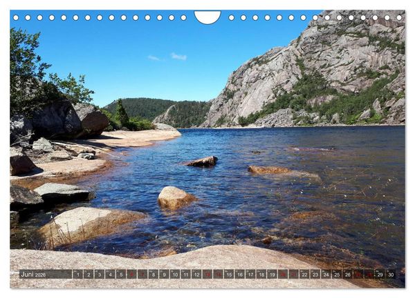 Produktbild: Norwegen 2026 - Berge, Fjorde, Moore (Wandkalender 2026 DIN A4 quer), CALVENDO Monatskalender