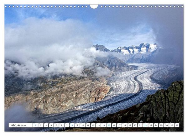 Produktbild: Gr&uuml;ezi . Landschaften in der Schweiz (Wandkalender 2026 DIN A3 quer), CALVENDO Monatskalender