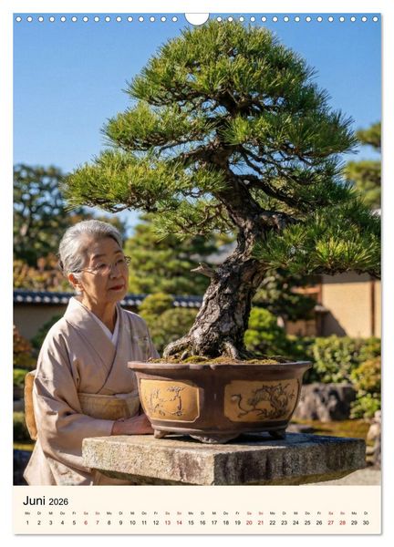 Produktbild: Spirit of Bonsai &ndash; Japanische Meisterwerke 2026 (Wandkalender 2026 DIN A3 hoch), CALVENDO Monatskalender