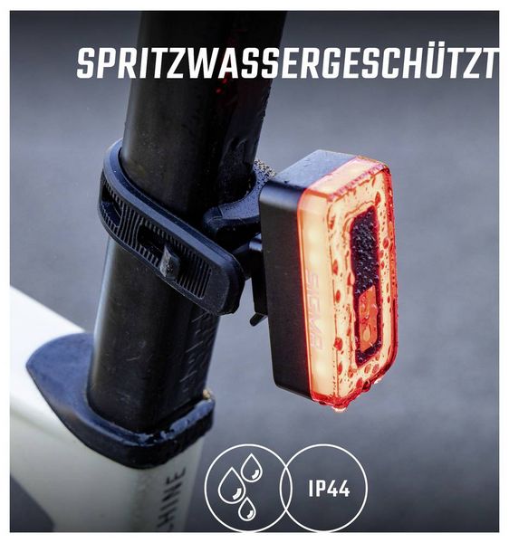 Produktbild: Sigma Fahrrad-R&uuml;cklicht HIRO 70 COB LED akkubetrieben