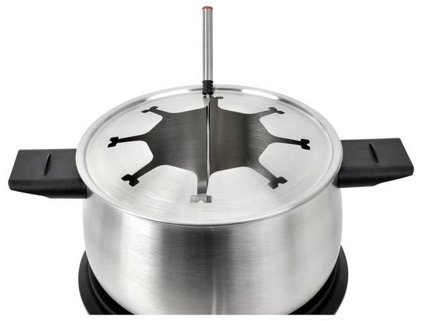Produktbild: Silva PK-F 140 Fondue 1500W &Uuml;berhitzungsschutz, 8 Fonduegabeln Schwarz, Edelstahl