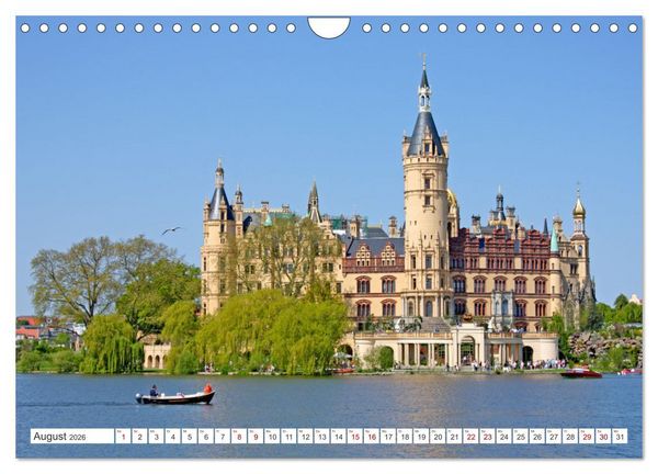 Produktbild: Burgen und Schl&ouml;sser - Zeugnisse vergangener Zeiten (Wandkalender 2026 DIN A4 quer), CALVENDO Monatskalender