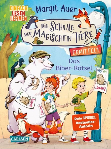 Die Schule der magischen Tiere ermittelt Neuausgabe 7: Das Biber-Rätsel, Gebundene Ausgabe von Margit Auer, Carlsen, 978-3-551-65737-4