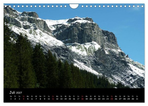 Produktbild: Alpenwelten (Wandkalender 2027 DIN A4 quer), CALVENDO Monatskalender