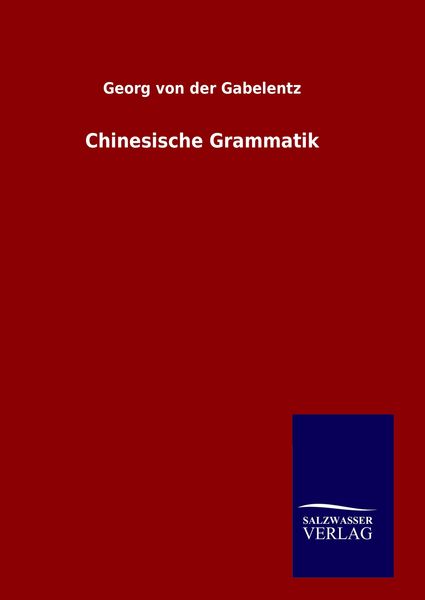 Produktbild: Chinesische Grammatik