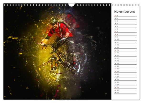 Produktbild: Downhill Explosion (Wandkalender 2026 DIN A3 quer), CALVENDO Monatskalender