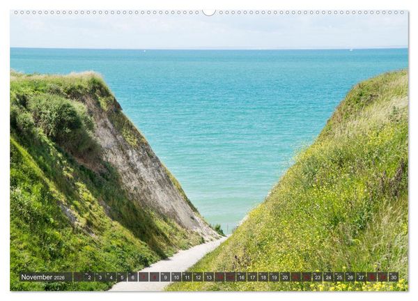 Produktbild: Frankreichs Norden - Entlang der C&ocirc;te d'Opale (Wandkalender 2026 DIN A2 quer), CALVENDO Monatskalender