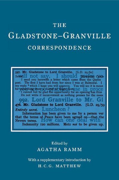 Produktbild: The Gladstone-Granville Correspondence