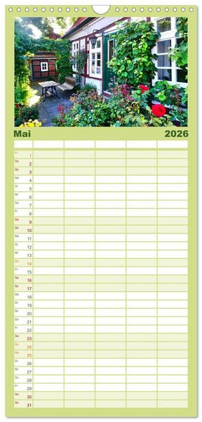 Produktbild: Familienplaner 2026 - Freiburg an der Elbe mit 5 Spalten (Wandkalender, 21 x 45 cm) CALVENDO