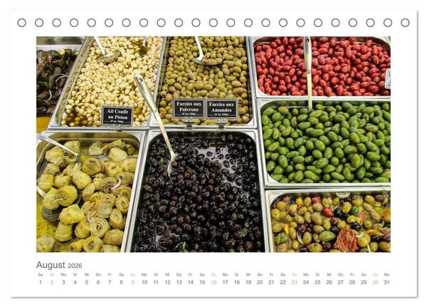 Produktbild: Faszination der C&ocirc;te d'Azur (Tischkalender 2026 DIN A5 quer), CALVENDO Monatskalender