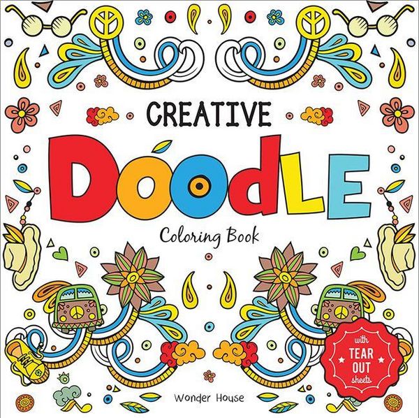 Produktbild: Creative Doodle Coloring Book: Children Coloring Book with Tear Out Sheets