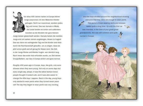 Produktbild: Kleider sind f&uuml;r alle da! Das Kinderbuch f&uuml;r eine kunterbunte Kleidungswahl, egal wer du bist. Dresses Are For Everyone! The children's book for a free and colorful choice of clothes, no matter who you are.