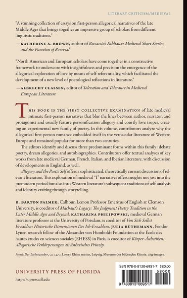 Produktbild: Allegory and the Poetic Self