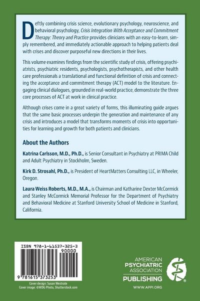 Produktbild: Crisis Integration With Acceptance and Commitment Therapy