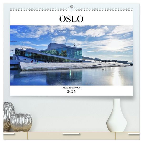 Produktbild: Oslo - Norwegen (hochwertiger Premium Wandkalender 2026 DIN A2 quer), Kunstdruck in Hochglanz
