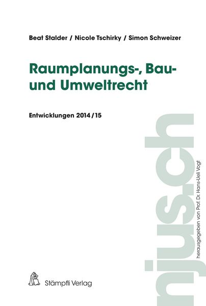 Produktbild: Raumplanungs-, Bau- und Umweltrecht