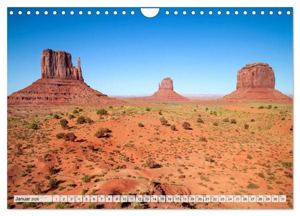 Produktbild: ARIZONA UND UTAH Ein einzigartiges Erlebnis (Wandkalender 2026 DIN A4 quer), CALVENDO Monatskalender