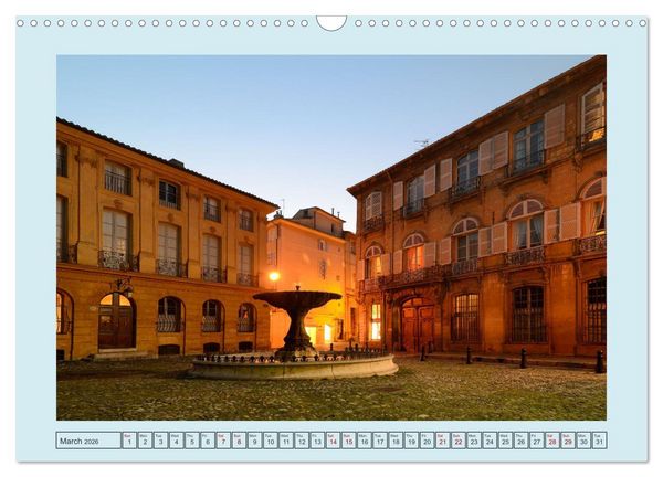 Produktbild: Fountains of Provence (Wall Calendar 2026 DIN A3 landscape), CALVENDO 12 Month Wall Calendar