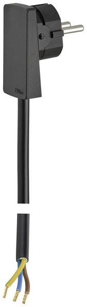 Produktbild: EVOline 1512 0015 1100 Strom Anschlusskabel Schwarz 1.5m