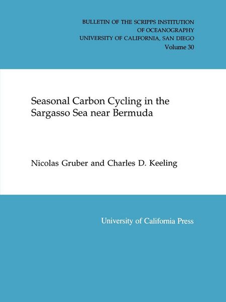 Produktbild: Seasonal Carbon Cycling in the Sargasso Sea Near Bermuda
