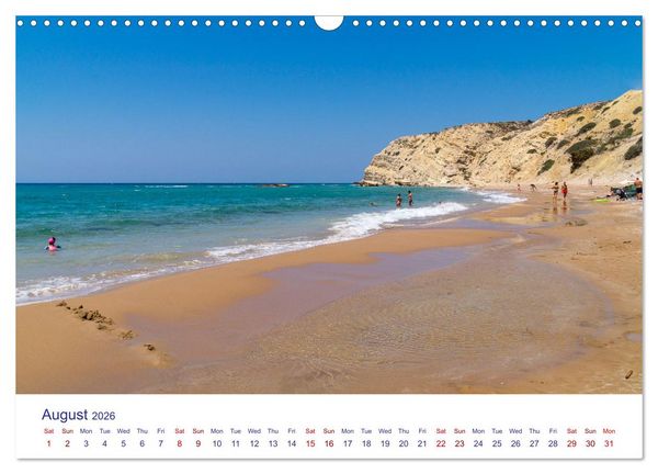 Produktbild: Kos Island - The Island of Hippocrates (Wall Calendar 2026 DIN A3 landscape), CALVENDO 12 Month Wall Calendar