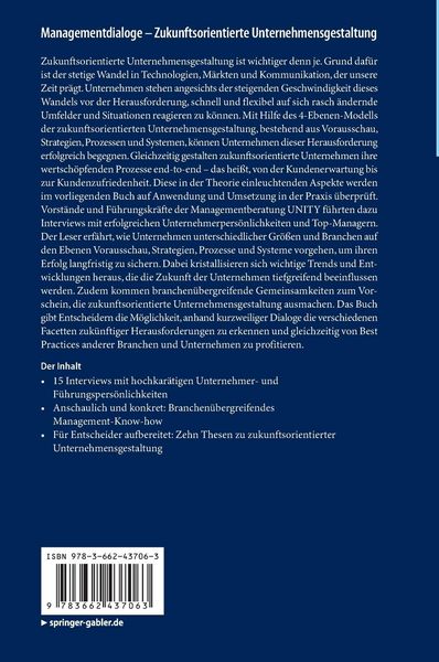 Produktbild: Managementdialoge - Zukunftsorientierte Unternehmensgestaltung