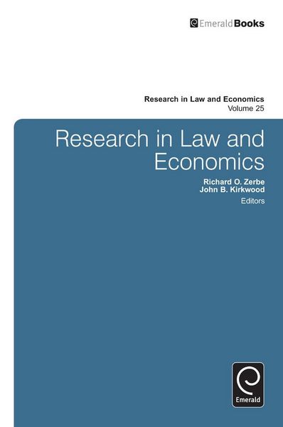 Produktbild: Research in Law and Economics