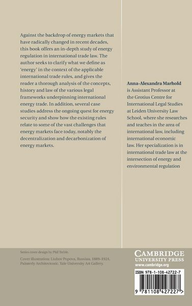 Produktbild: Energy in International Trade Law