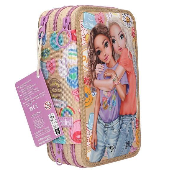 Produktbild: TOPModel 3 Fach Federtasche GIRL POWER