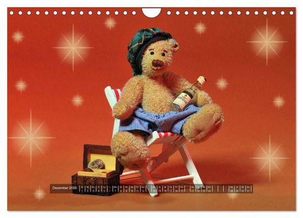 Produktbild: Die Teddys sind los (Wandkalender 2026 DIN A4 quer), CALVENDO Monatskalender