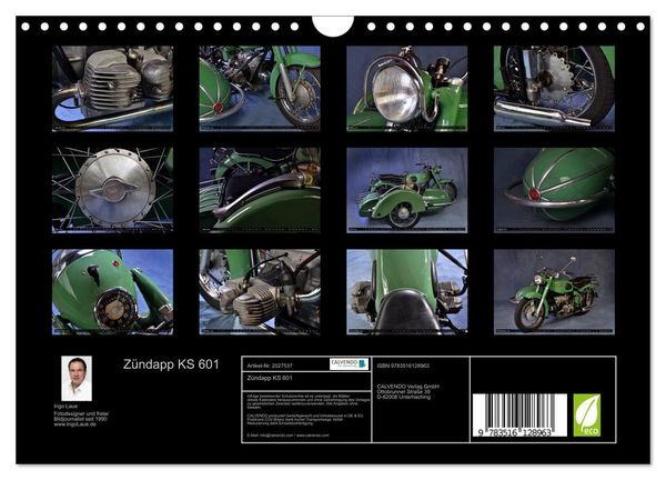Produktbild: Z&uuml;ndapp KS 601 (Wandkalender 2026 DIN A4 quer), CALVENDO Monatskalender