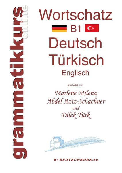 Produktbild: W&ouml;rterbuch Deutsch - T&uuml;rkisch - Englisch Niveau B1
