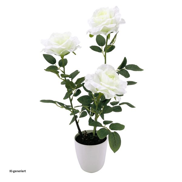 Produktbild: NTK-Collection NTK-Collection Kunstblume Rosen im Topf Leilani