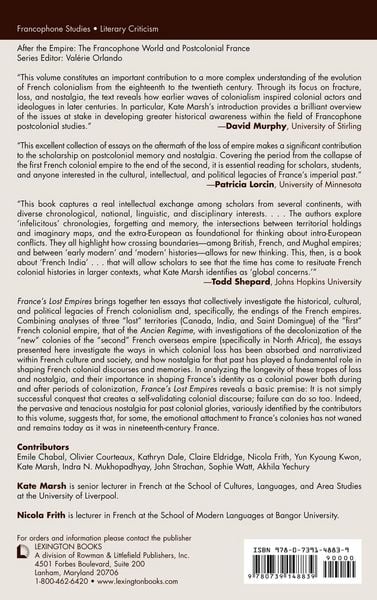 Produktbild: France's Lost Empires