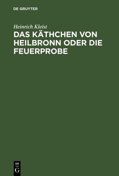 Produktbild: Das K&auml;thchen von Heilbronn oder die Feuerprobe
