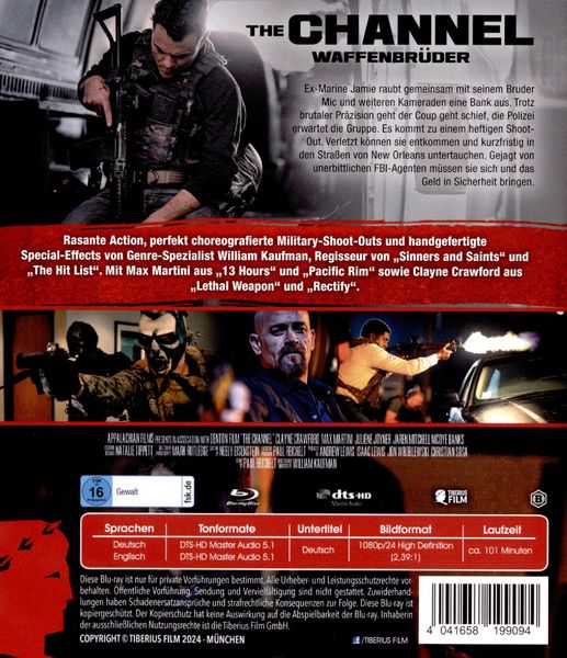 Produktbild: The Channel - Waffenbr&uuml;der (Blu-ray)