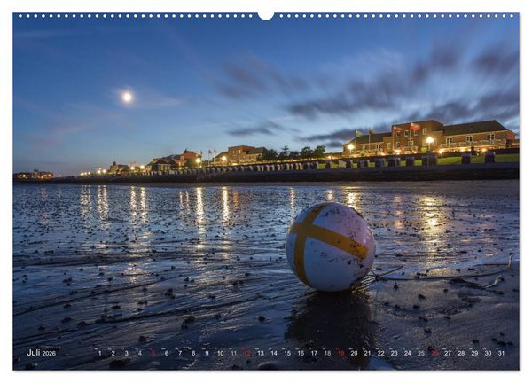 Produktbild: Nachts in Wilhelmshaven Edition mit maritimen Motiven (Wandkalender 2026 DIN A2 quer), CALVENDO Monatskalender