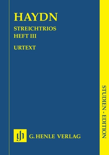 Joseph Haydn - Streichtrios, Heft III (Haydn zugeschrieben)