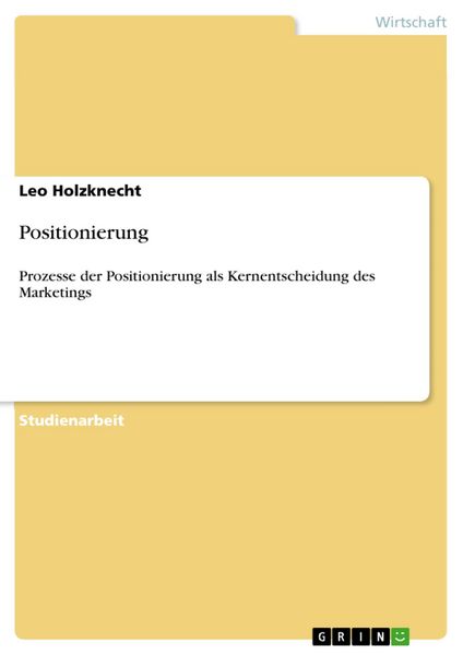 Produktbild: Positionierung