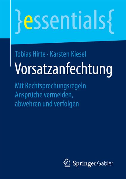Produktbild: Vorsatzanfechtung