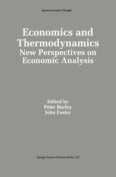Produktbild: Economics and Thermodynamics