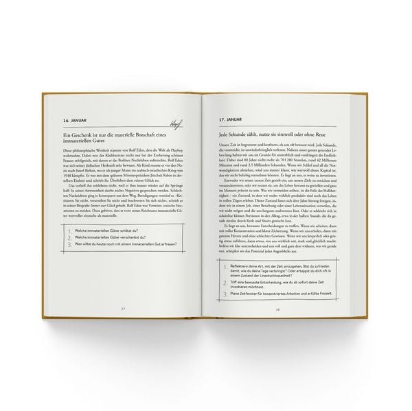 Produktbild: Jeden Tag einen Schritt. Limitierte Schmuckausgabe.