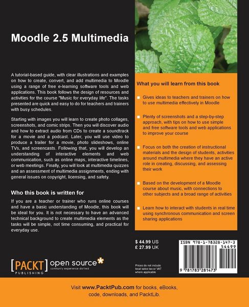 Produktbild: Moodle 2.5 Multimedia