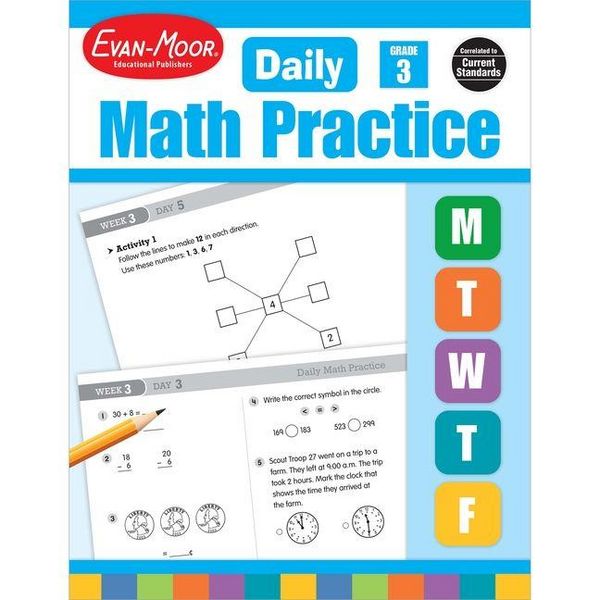 Produktbild: Daily Math Practice, Grade 3 Te