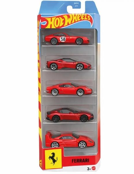 Produktbild: Hot Wheels Ferrari 5er-Pack