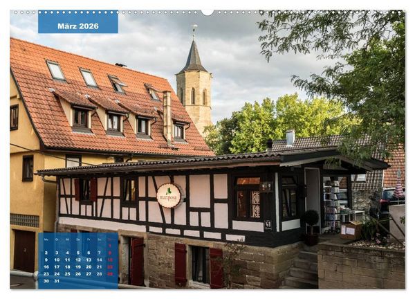 Produktbild: Kontraste Waiblingen (Wandkalender 2026 DIN A2 quer), CALVENDO Monatskalender